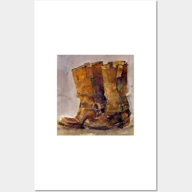 Cowboy Boots Wall Art by dfrdesign